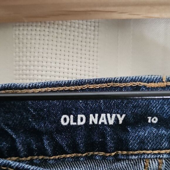 Dark Blue Distressed High-Rise Women's Jeans - Picture 2 of 16